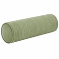Zylinderkissen 20 x 60 cm aus Cordstoff Salbeigrün für Sofa und Bett
