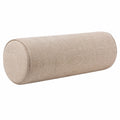 Nackenrolle 20 x 50 cm aus Stoff Beige für Sofa und Bett